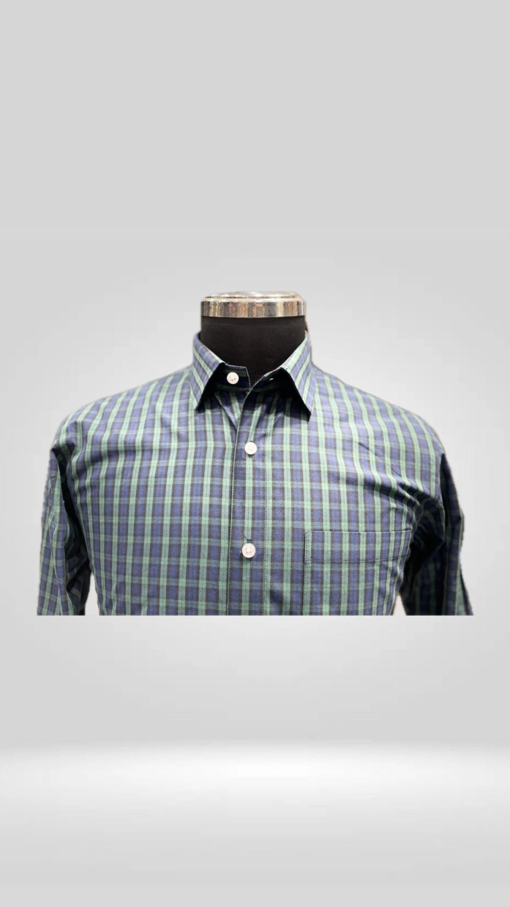 Cotton Lycra Regular Fit Check Shirt Art No. 0009943 - Klick Selections