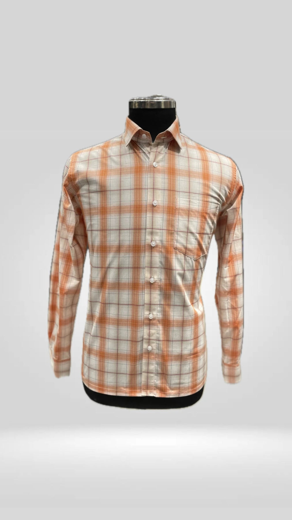 Cotton Lycra Regular Fit Check Shirt Art No. 0011168 - Klick Selections