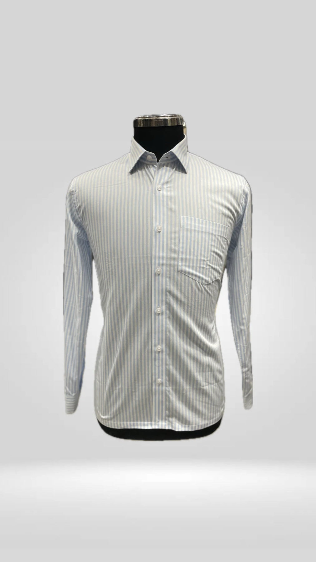 Cotton Lycra Regular Fit Stripes Shirt Art No. 0011871 - Klick Selections