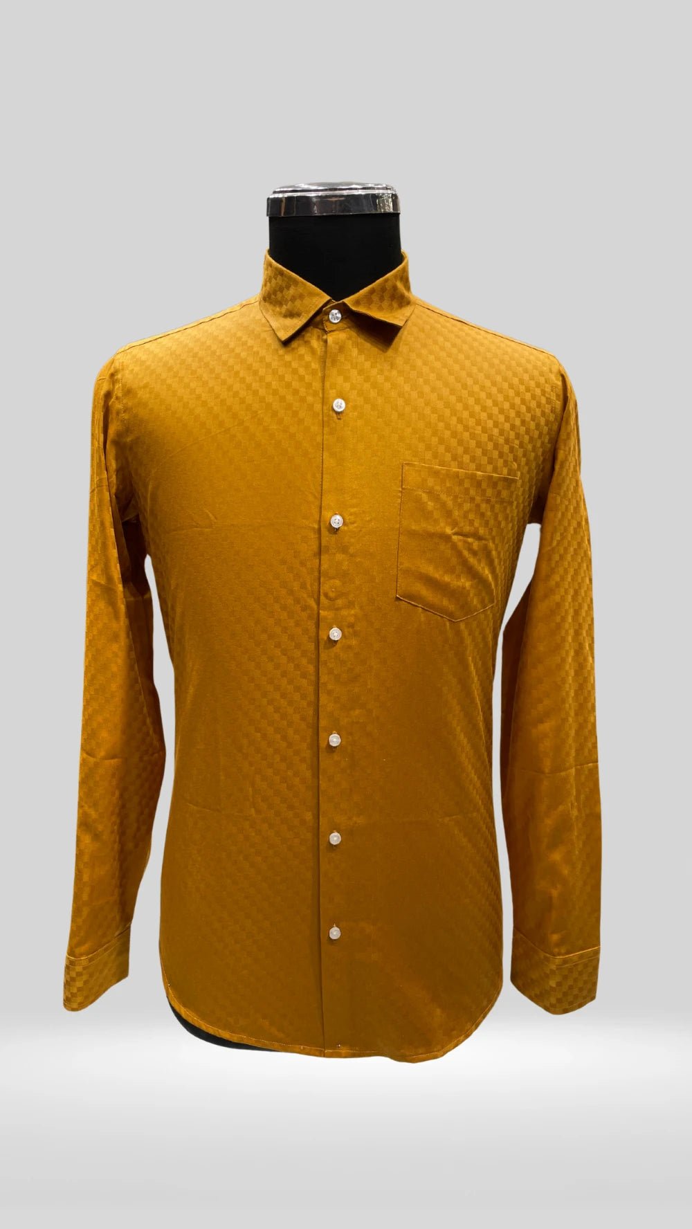 Cotton Lycra Self Printed Shirt Art no - ZQ1013 - Klick Selections