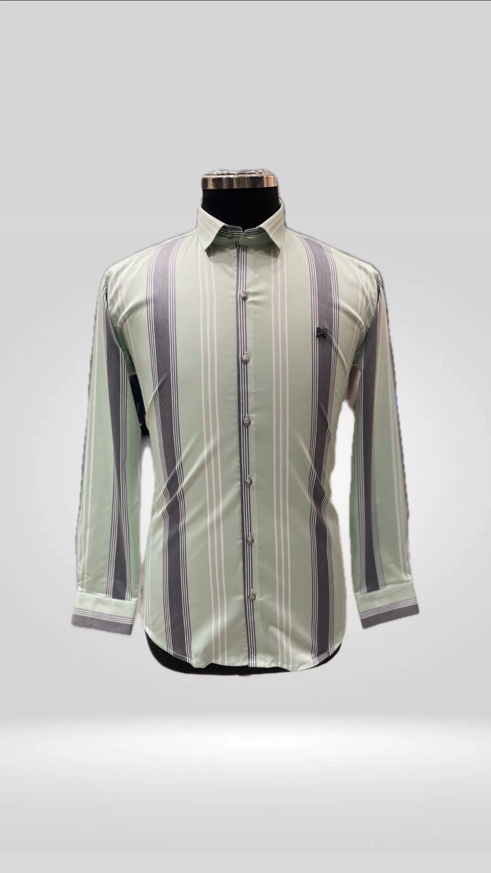 Cotton Lycra Stripes Shirt Art No. 1215 - Klick Selections