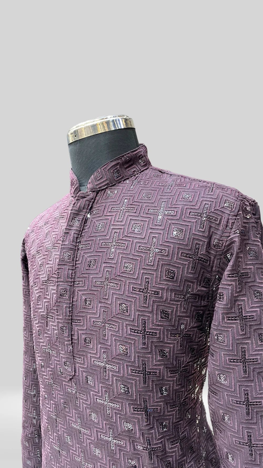 Elegant Kurta with Chicken Embroidery Work Art No. AM2232 - Klick Selections