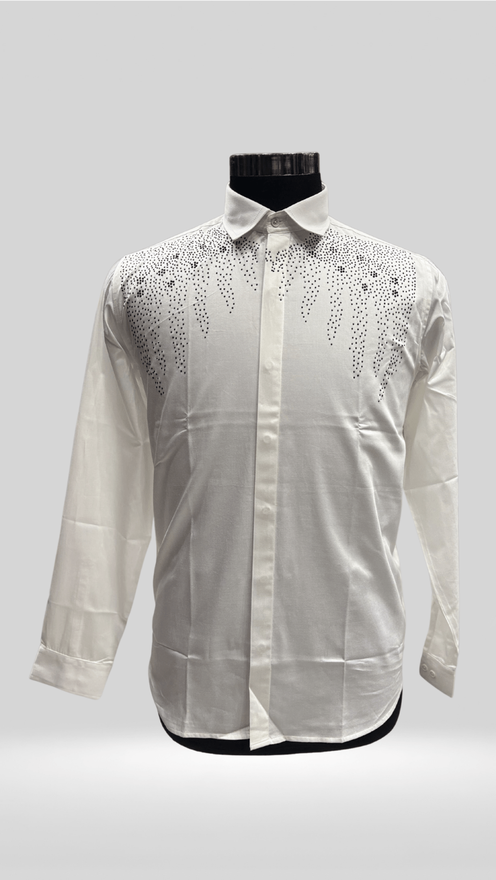 Elegant Partywear Shirt With Stone Work KL1019 - Klick Selections