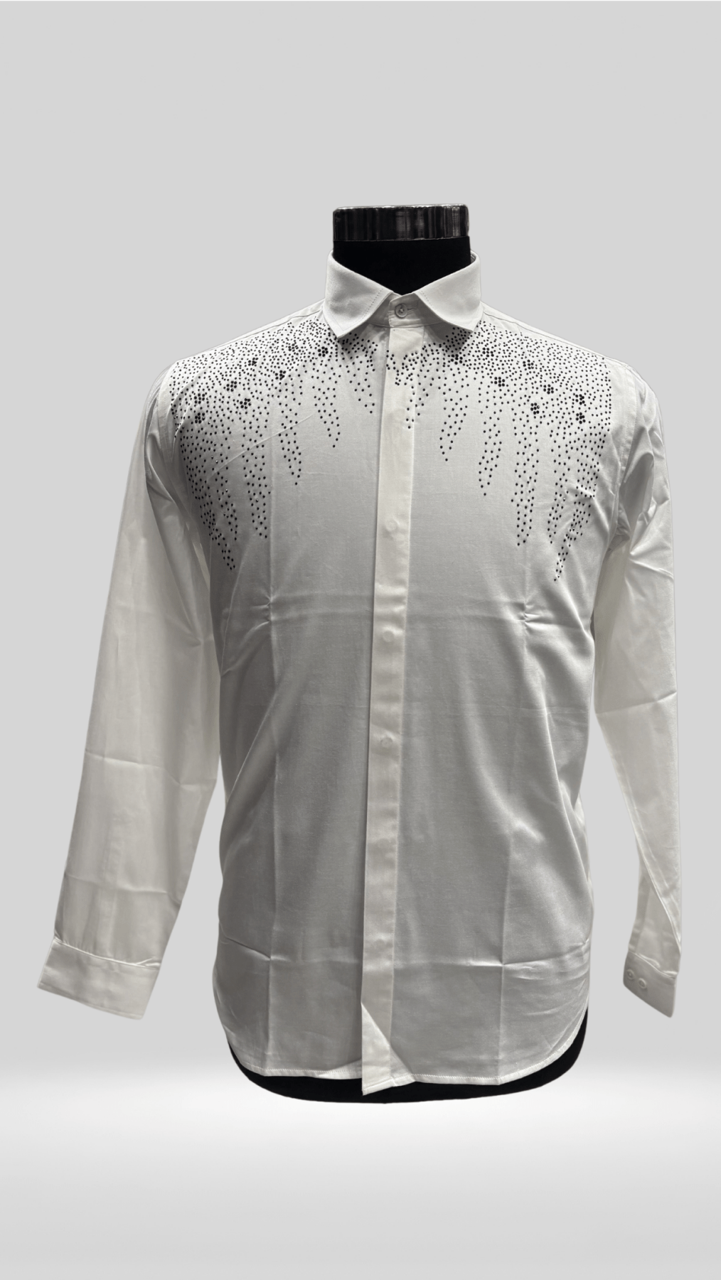 Elegant Partywear Shirt With Stone Work KL1019 - Klick Selections