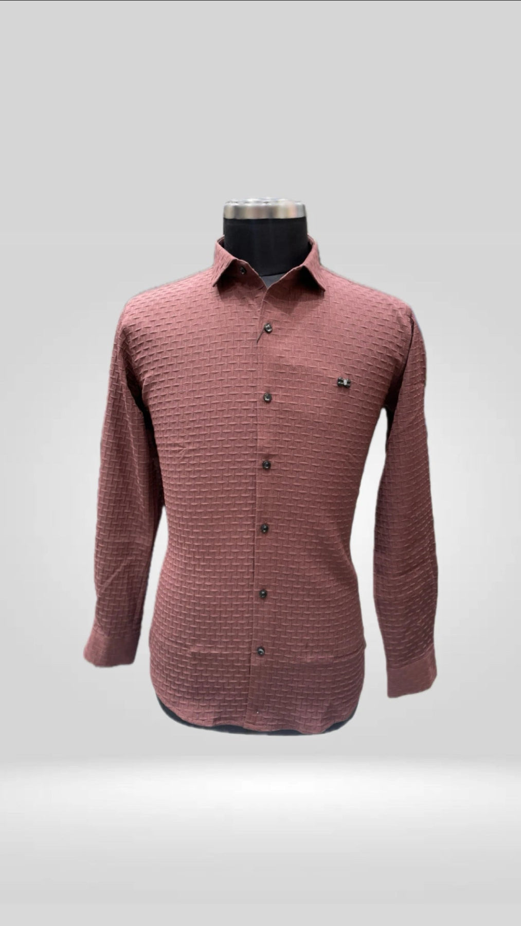 Party Wear Self Check Shirt Art No. 1730 - Klick Selections