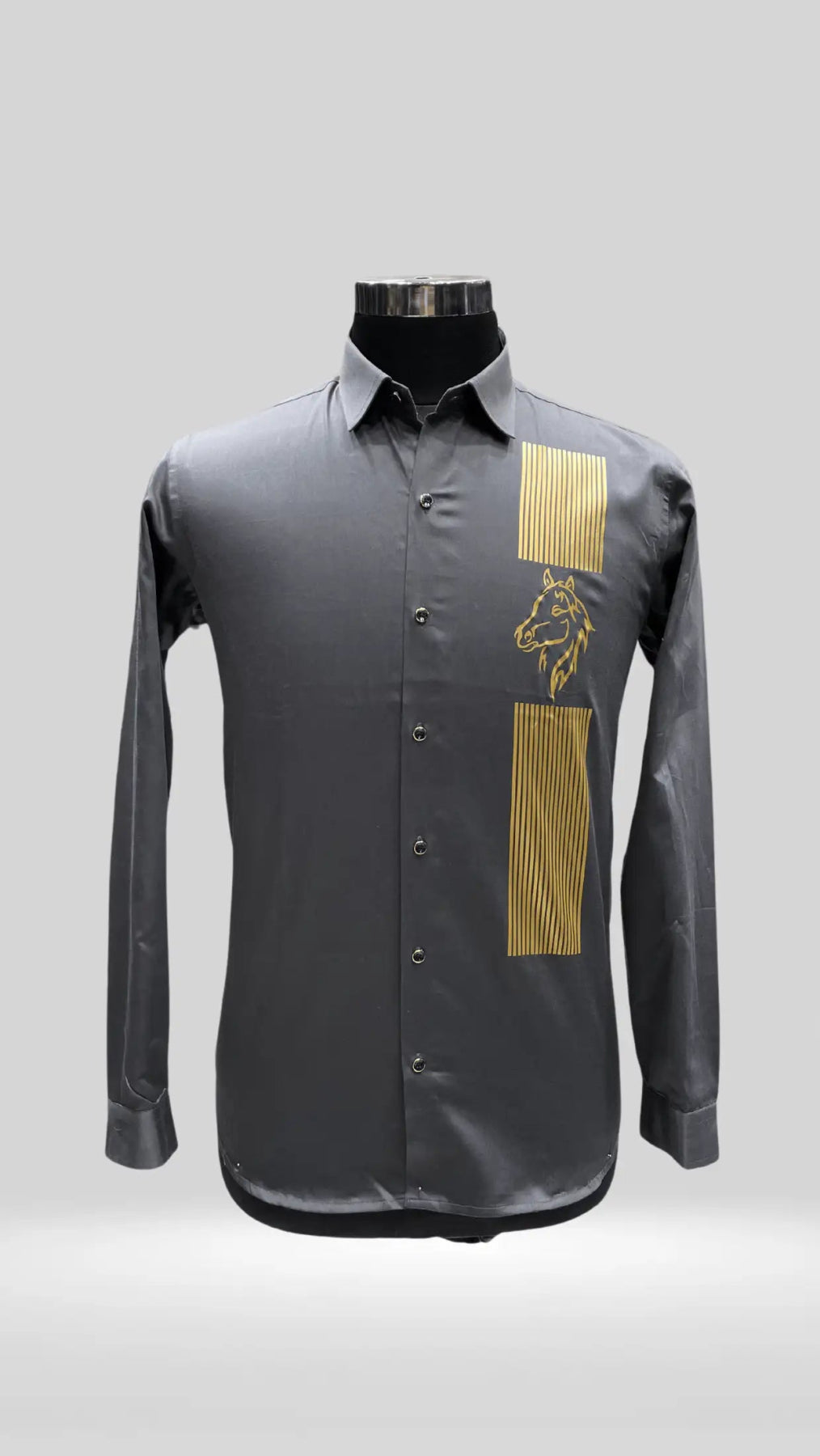 Party Wear Shirt With Front Design on Left Art no - KL1002 - Klick Selections