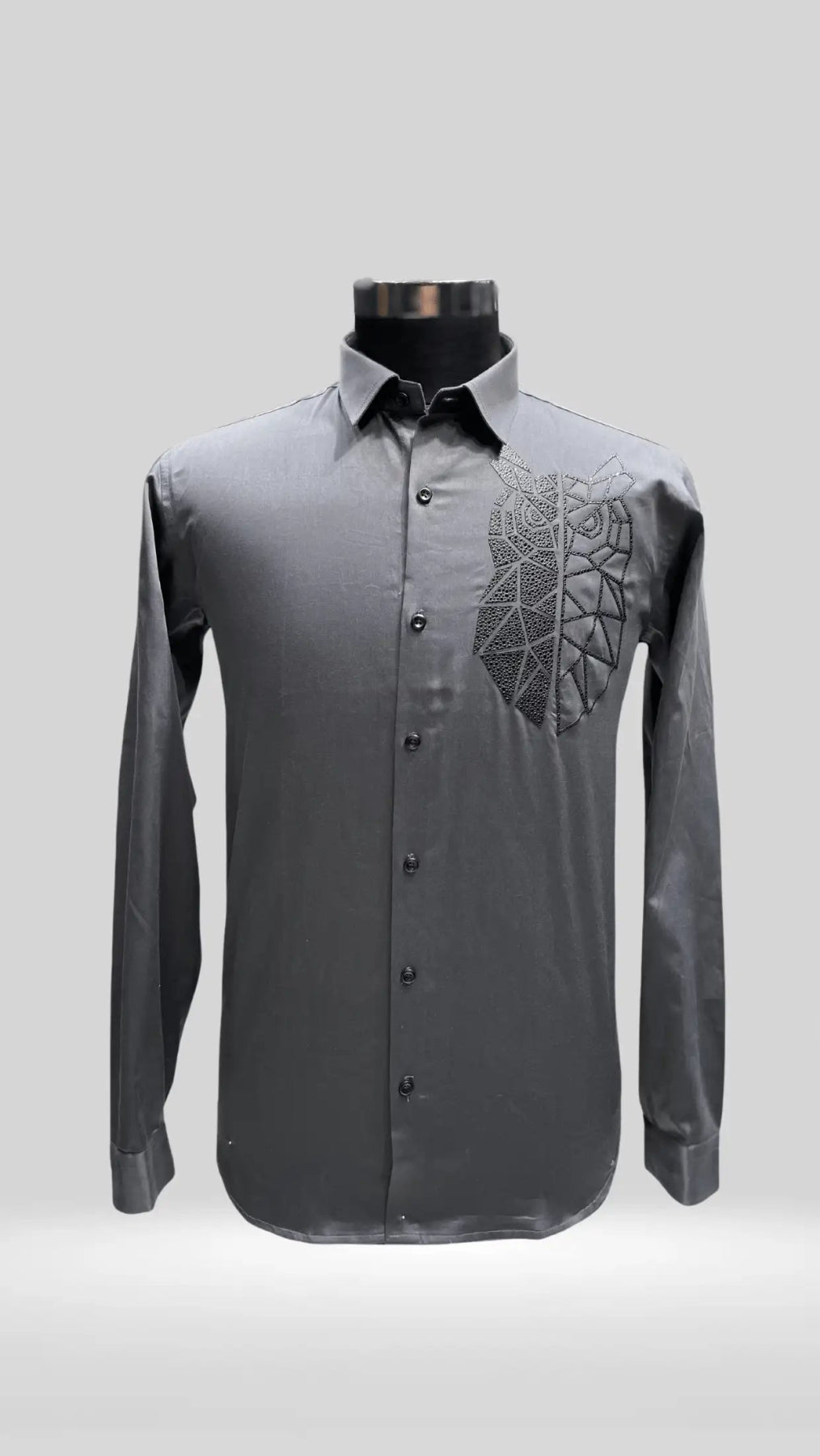 Party Wear Shirt With Owl on Left Shoulder Art no - KL1005 - Klick Selections