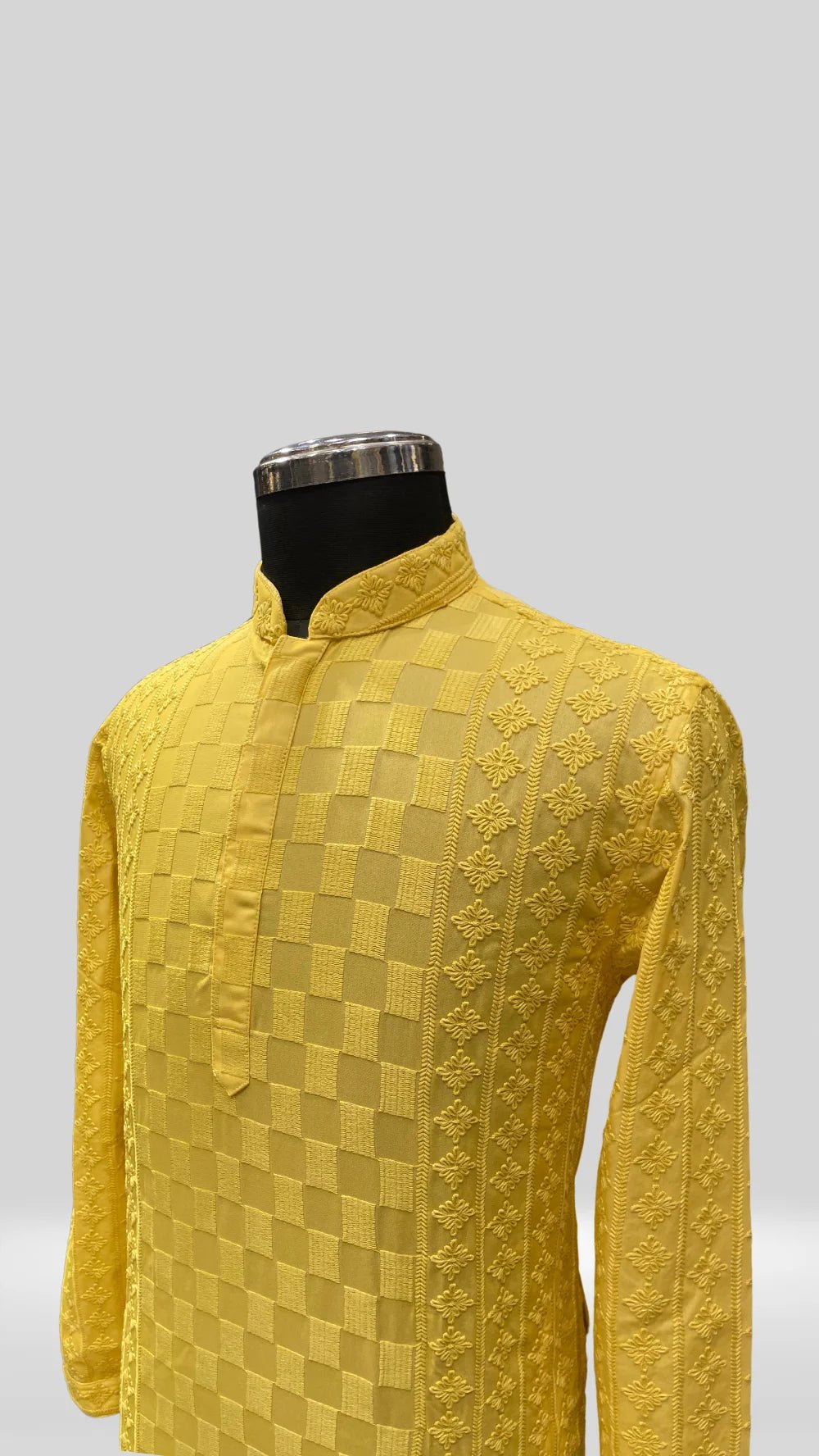 Partywear Self Print Kurta Art No.AM2150 - Klick Selections