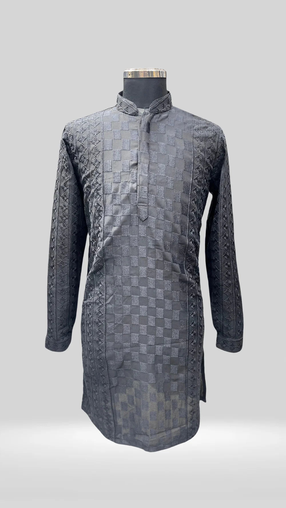 Partywear Self Print Kurta Art No.AM2150 - Klick Selections