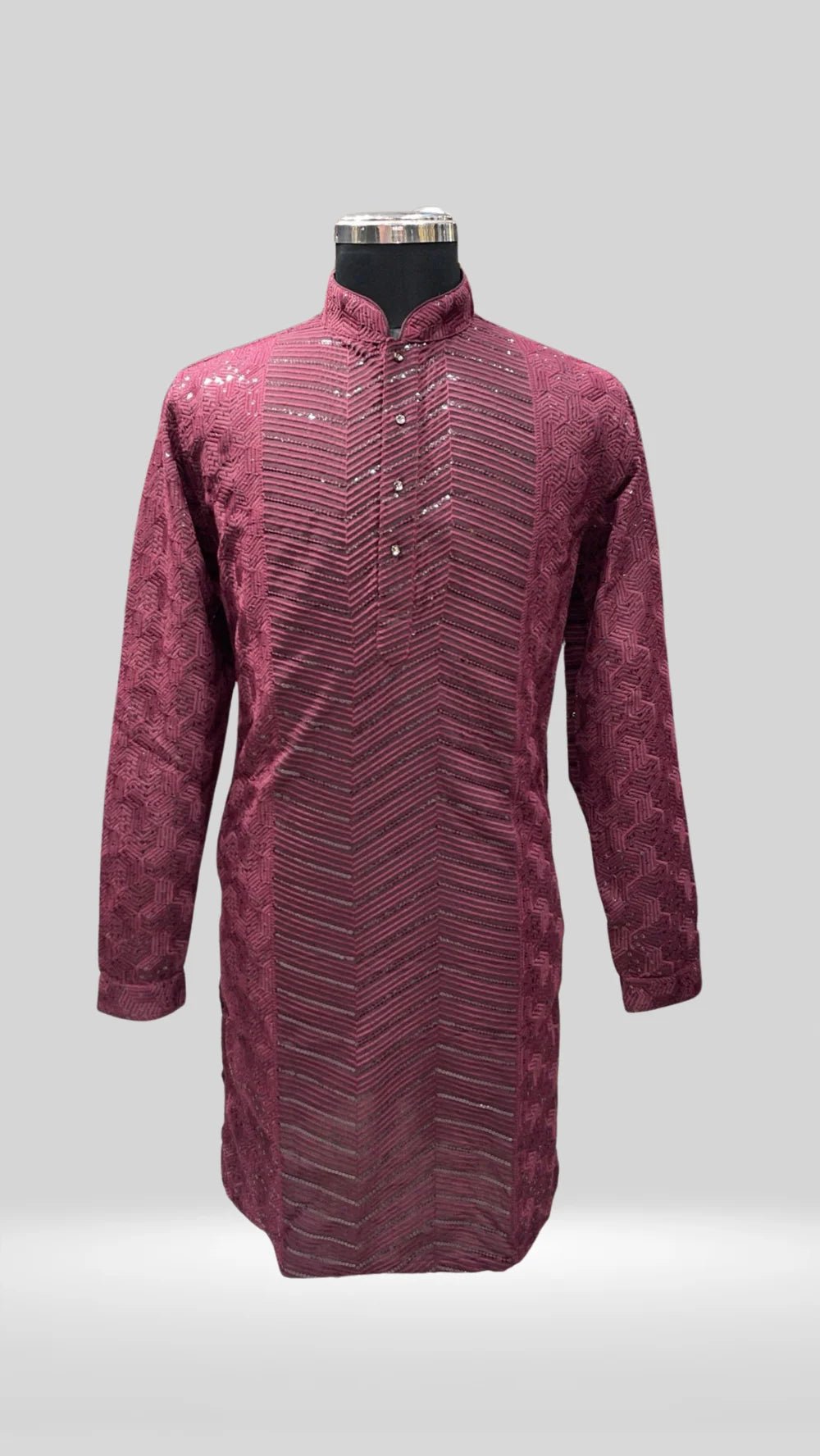 Partywear Texture Sequin Kurta Art No.AM2152A - Klick Selections